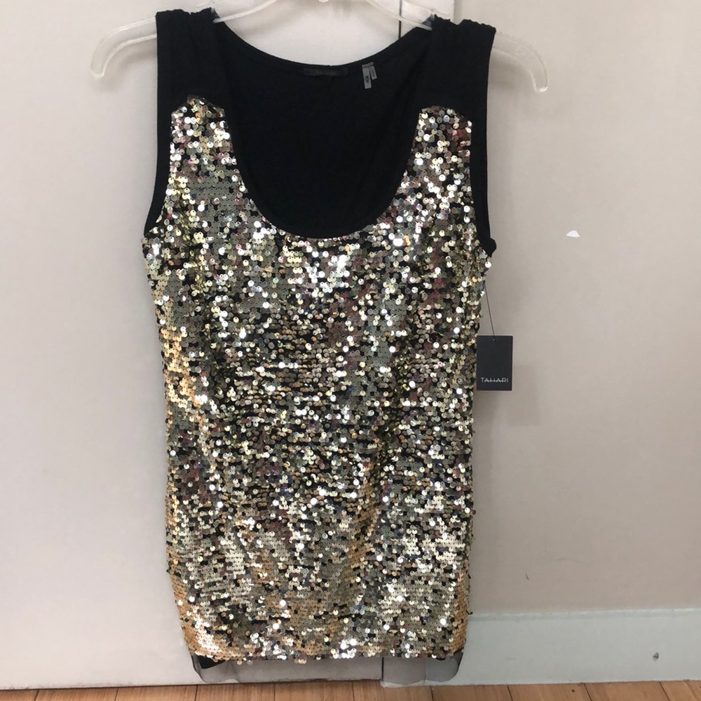 Tahari- Audrey Knit -Sleeveless Blouse